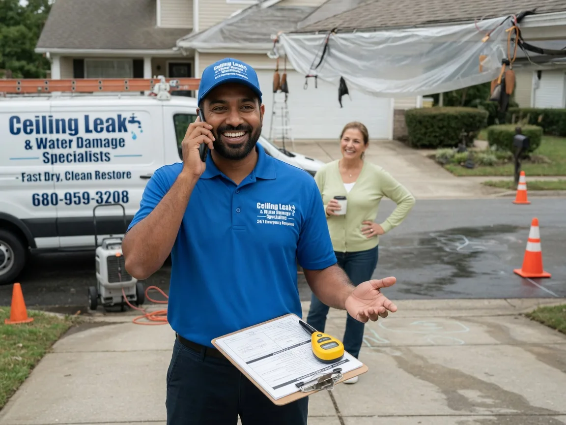 Ceiling Leak Cleanup Mitchell, NE FAQs